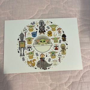 Disney “The Child” by Jarrod Maruyama Postcard